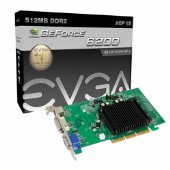 EVGA GeForce 6200 512 MB Graphic Card.