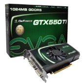 EVGA GeForce GTX 550 Ti FPB 1024 MB GDDR5 PCI Express 2.0 2DVI/Mini-HDMI